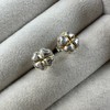 Sterling Silver Four Leaf Clover Stud Earrings
