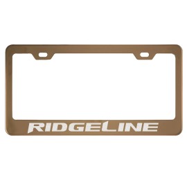 MVP Rose Gold License Plate Frame for Ridgeline