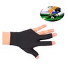 RiToEasysports Open Three Finger Spandex Glove, Snooker Billiard Pool Gloves