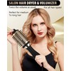 Blow Hair Dryer Brush: Detachable 4-in-1 with Ionic Technology, Brush-Blow-Dryer