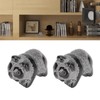 2pcs Panda Statue Obsidian Frosted Cute Mini Ingenious Handcrafted Panda
