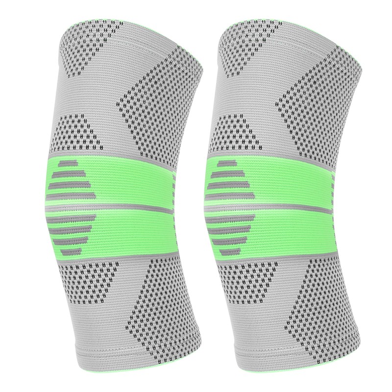 2Pcs Quality Strength Training Nylon Sports Kneecap Kneepad Workout Fitness