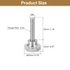 sourcing map M6x30mm Knurled Thumb Screws, 5pcs 304 Stainless Steel