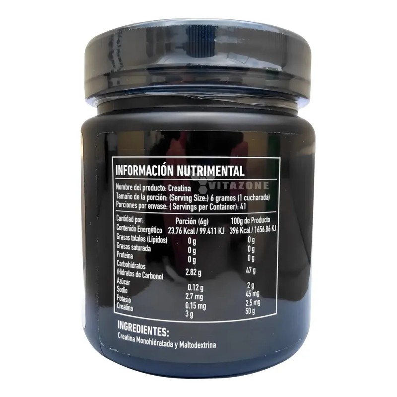 Creatina Monohidratada ProTGT Performance en Polvo, Sin Sabor, de 250
