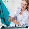 Towelogy® Premium Large Hand Towels Set 100% Combed Ring Spun