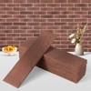 Zoeteoz 4 Pcs Faux Brick Dimensional Wall Panel, 8.54'' X