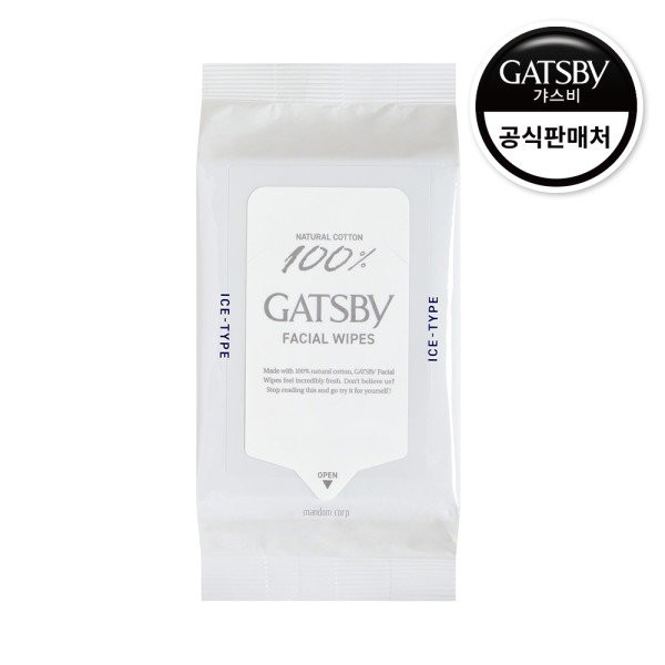 Gatsby Facial Paper Ice Type Large Capacity 42 Sheets /