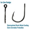 Dr.Fish 30 Pack Live Bait Hook Saltwater Fishing Hook in-line