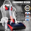 Bigzzia Gaming Chair, Computer Game Chair with Lumbar Support, Comfortable