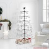 Casafield Ornament Display Stand - 6' Black Wrought Iron Christmas