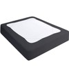 Bed Skirt Queen, Elastic Fabric Wrap Around 4 Sides Box