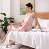Simple&Opulence Women’s Summer Dresses 100% Linen Beach Sundress Nightgown Long