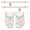 Gelasgo 24 PCS Shoe Decoration Charms Bling Crystal Diamond Shoes