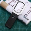 Handheld Magnifying 10X 25X Dual Glass Folding Magnifier Square W/