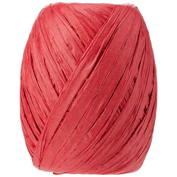 Eleganza Paper Raffia 8mm x 30m No.16 Red