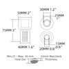 CIENCIA Kitchen Sink Side Sprayer Set Stainless Steel Pull Out