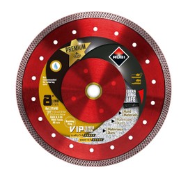 Rubi Tools 8"" VIP Premium Wet Diamond Blade, Red
