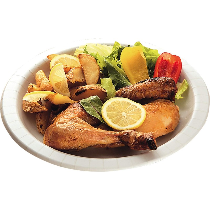 Nippon Dexie KPH107SW Super Plate, Durable Paper Plate, Diameter 6.7