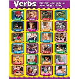 Carson Dellosa Verbs Chart (114049)