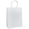 5ct White Paper Gift Bags + 10ct Gift Tissue