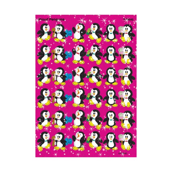 Proud Penguins Sparkle Sticker
