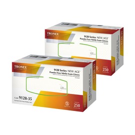 TRONEX Chemo-Rated Fingertip-Textured Violet Blue Nitrile Exam Gloves, Blue Medical Nitrile Gloves (500, XS)