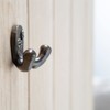 Hammer and Tongs - Double Coat Hook - W50mm x