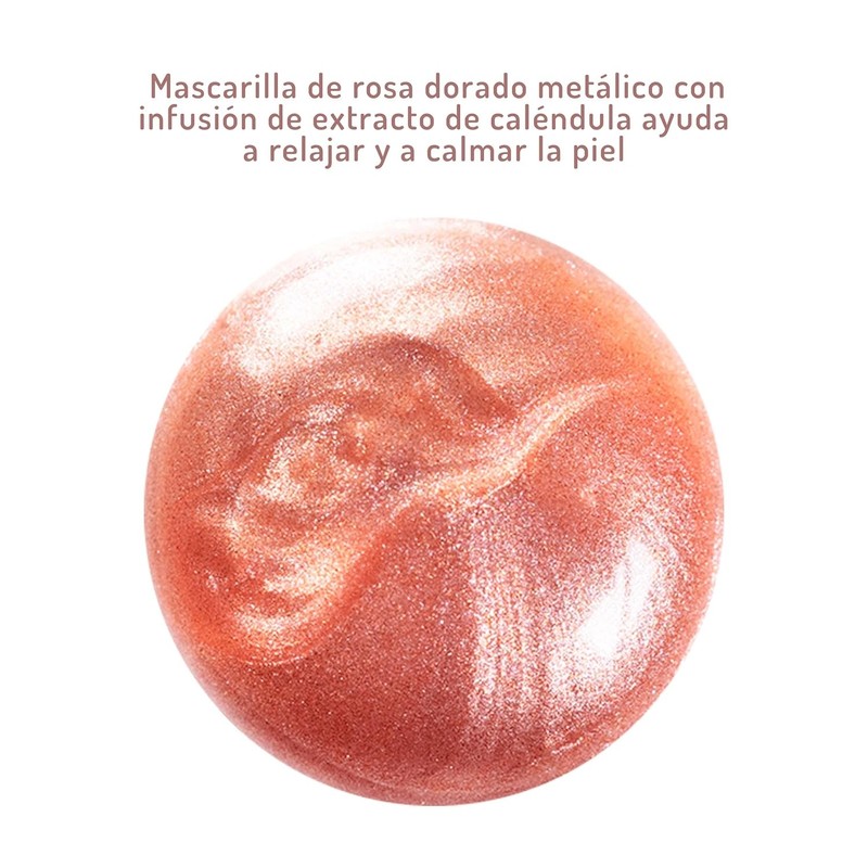 Cosmic Metallic Peel Off Mask - Freeman Women's Soothing Rose