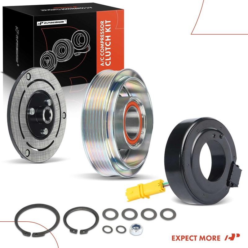 A-Premium Air Conditioner AC Compressor Clutch Kit Compatible with Mini
