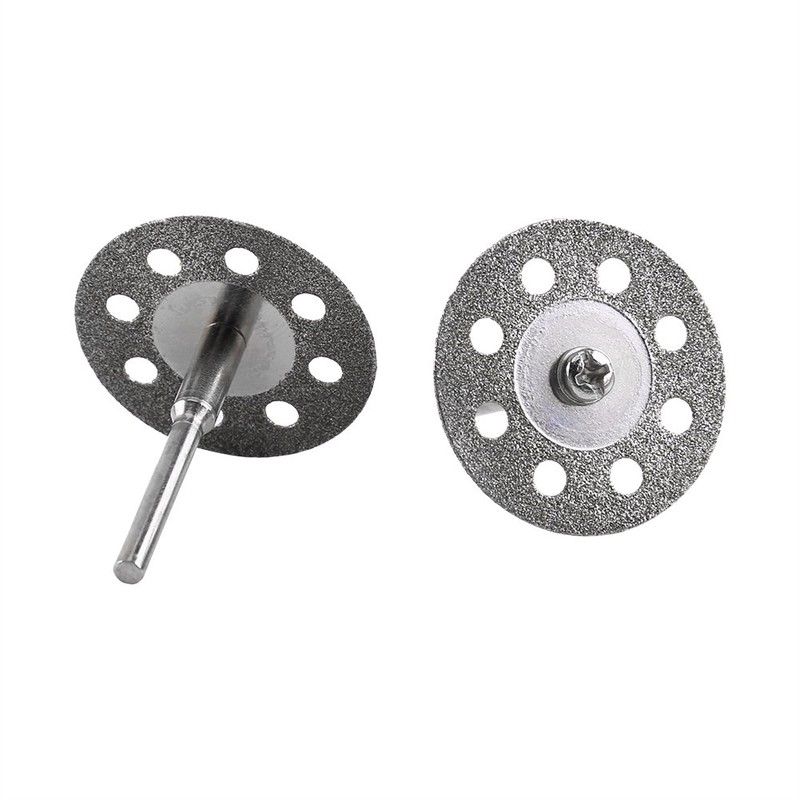 10 Pcs Rotary Tool 30mm Wheel Discs 8 Holes Diamond