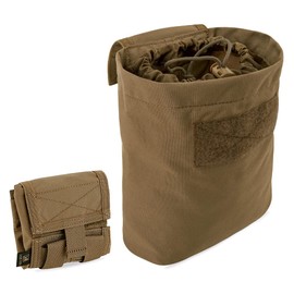 KRYDEX Molle Dump Pouch Roll-Up Drawstring Magazine Utility Pouch Folding Dump Bag (CB)