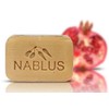 Nablus Soap Bio-Olivenölseife Granatapfel, PALMÖLFREI, VEGAN, unparfümiert & rückfettend, für