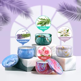 Cestas de regalo para mujeres: velas únicas y loción de crema de manos, regalos de Navidad para mujeres, juego de regalo relajante para vacaciones de spa, regalo de cumpleaños personalizado para mamá,