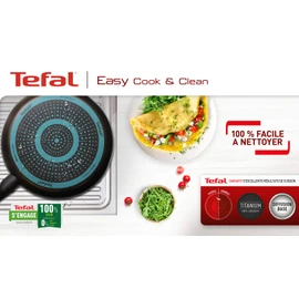 Tefal Easy Cook & Clean B5541002 Non-Stick Crepe Pan 25 cm Suitable for All Heat Sources Except Induction