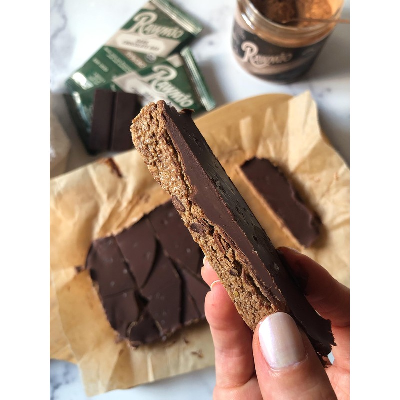Rawmio Premium Dark Chocolate Bar - Organic, Raw, Gluten-Free, 70%