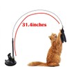 Interactive Cat Toy with Suction Cup Feather Wand – Hands-Free