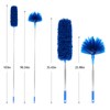 ZZ LAZYCOTTAGE Cobweb Duster with Extension Pole, Washable Cleaning Duster