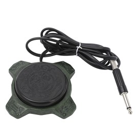 Tattoo Foot Pedal Prevent Slipping Stable Transmission Foot Pedal Switch with 1.85m Silicone Cord Green