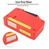 Red Optical Fiber Cleaning Box Compact Lightweight SC FC LC