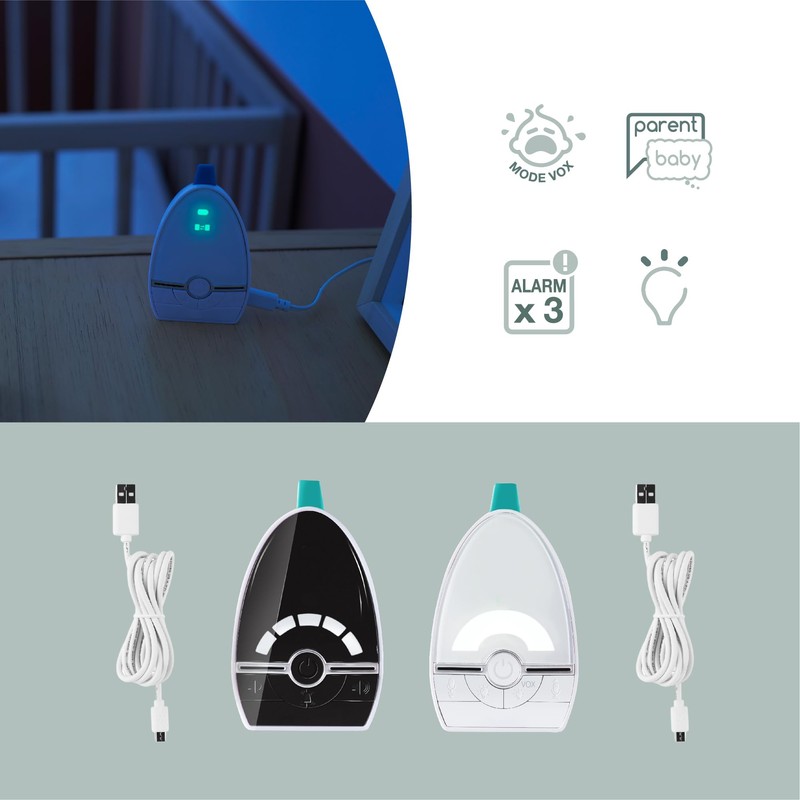 Babymoov Babymonitor Expert Care, Digital Green Technology, 1000 m Range