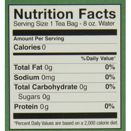 Davidson's Tea Tropical Green, 25-Count Tea Bags, 1.77 Oz(Pack of 6)