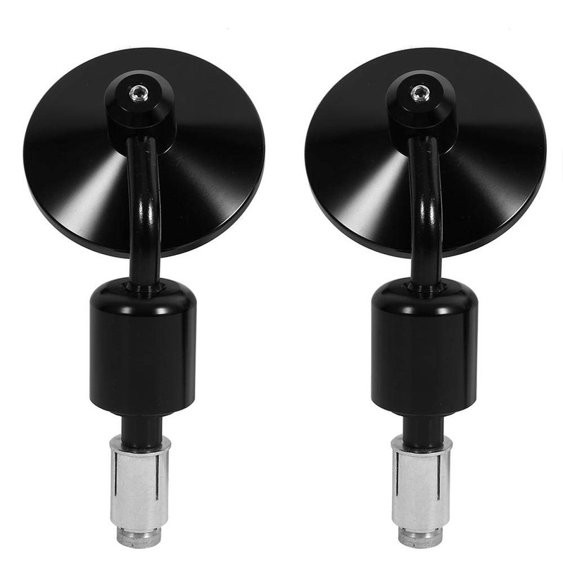 7/8" Hand Bar Rear View Mirrors, Keenso Adjustable 3" Round