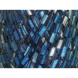 ICE Oceania Ladder Ribbon Yarn Ice Blues White Ladder 42903 - 50 gram 164 yards