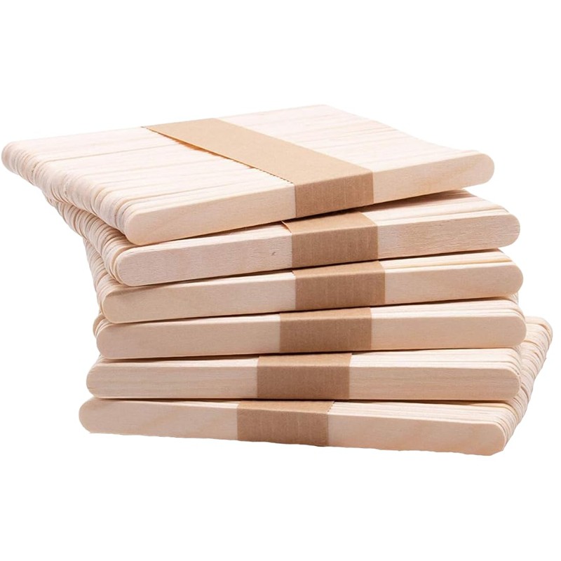 Kids B Crafty 300 Lolly Sticks for Craft, Lollipop, Wood,