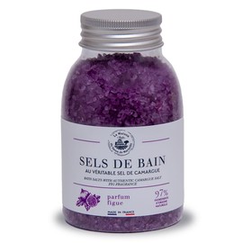 Maison du Savon de Marseille - French Bath Salts Made with Camargue Salt - Fig - 300g