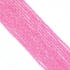 3mm Pink Crystal Round Faceted Beads, Sku#U1865
