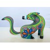 ALKIMIA INC Mexican Alebrije Seated Coyote Wood Carving Handcrafted Sculpture