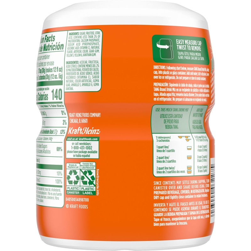Tang Orange 566g (6 Quarts)