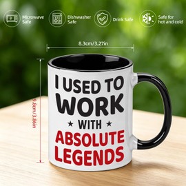 Yuecda Going Away Gift for Coworker - I Used to Work with Absolute Legend - Gift for Retirement - Goodbye Boss, Management, Coworker Gifts - Going Away, Farewell, Leaving Job, Good Luck New Job
