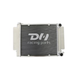 DH Racing Parts 3 Row Radiator For 1969-1995 Mazda RX2 RX3 RX4 RX5 RX7 12A/B With Heater Pipe MT